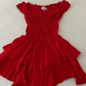Princess Polly Red Romper